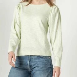 Lilla P women Full Sleeve Boatneck Top in Meadow