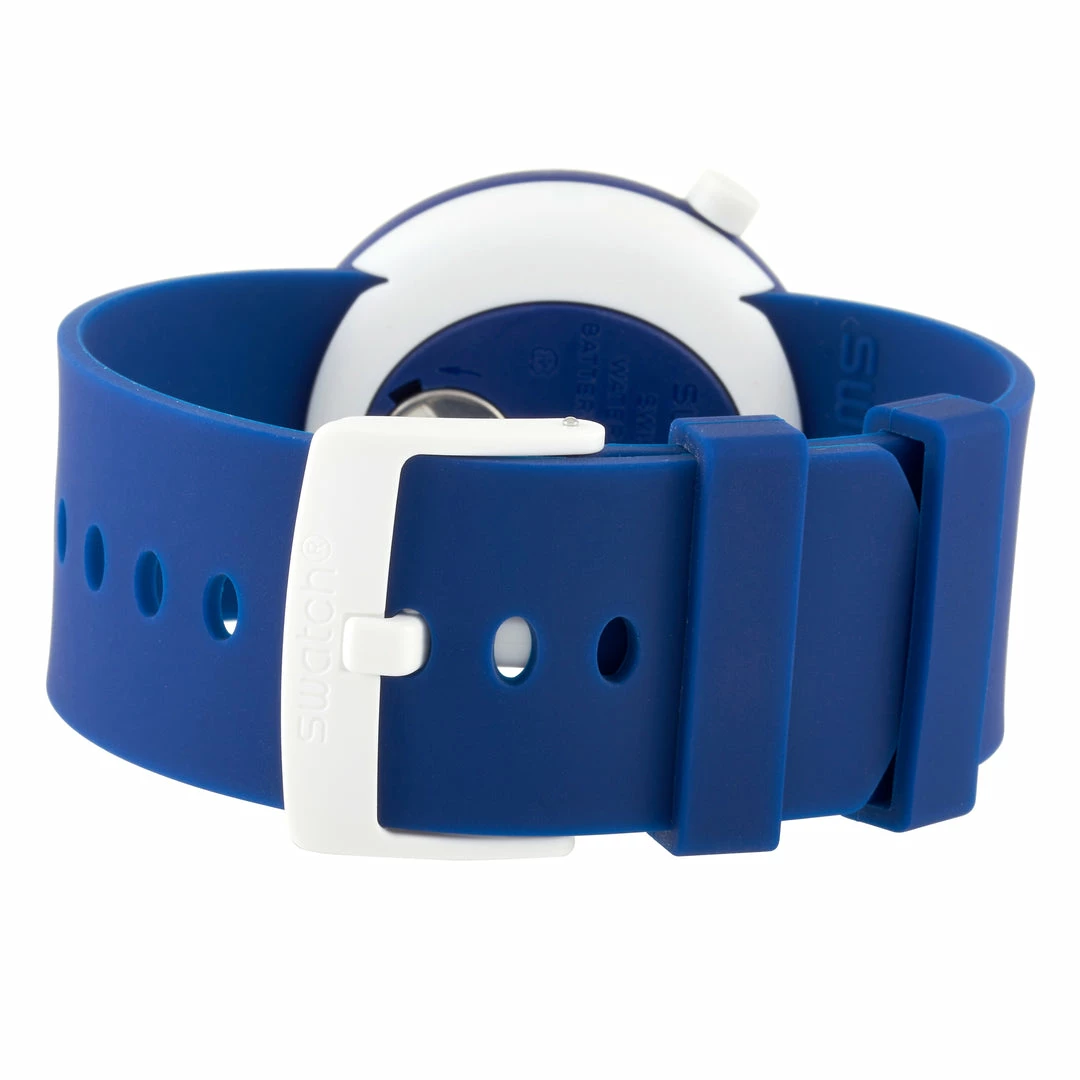 men Swatch Navypop Blue Unisex Watch PNN103 - Image 3