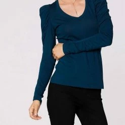 Bobi women Gina Top In Dark Teal