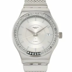 women Swatch Sistem Stalac Automatic Stainless Steel Ladies' Watch YIS406GB