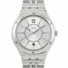 men Swatch Moonstep 41 mm Stainless Steel Watch YWS406G