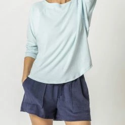 Lilla P women Oversized Raglan Top in Spa