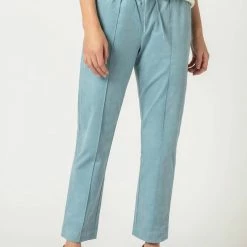 Lilla P women Corduroy Slim Pant in Denim