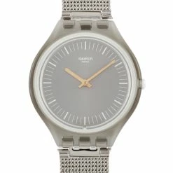 Swatch Skinmesh Thin Grey Men's Watch SVOM100M