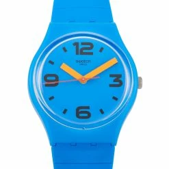 men Swatch Color Studio Pepeblu Unisex Watch GN251A