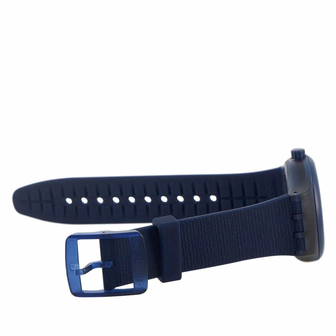 men Swatch Sistem Noite Blue Dial 42 mm Watch SUTN405 - Image 3