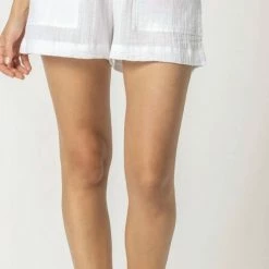 Lilla P women Double Gauze Short in White