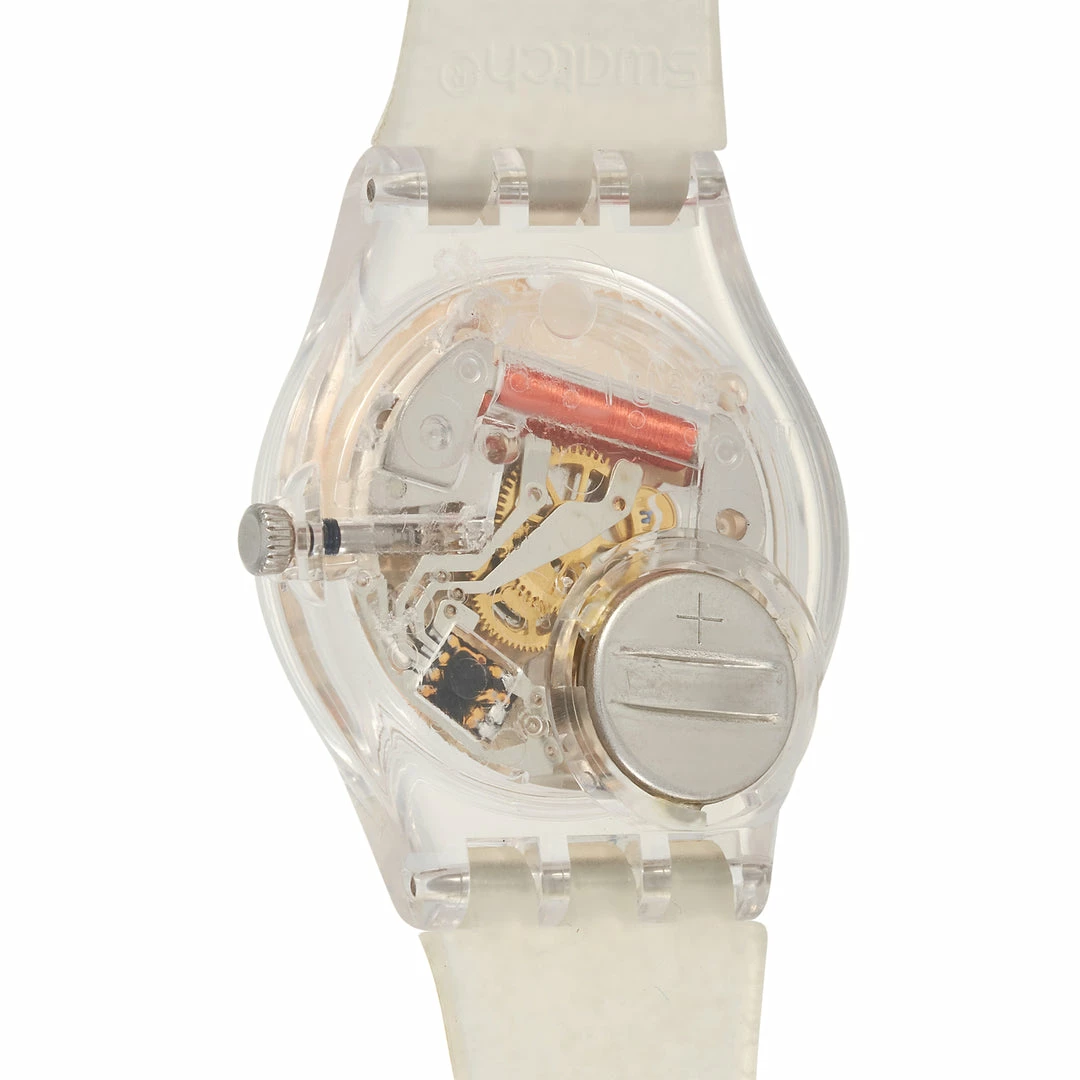 women Swatch Silver Glistar Wrap Strap Ladies' Watch LK343 - Image 2