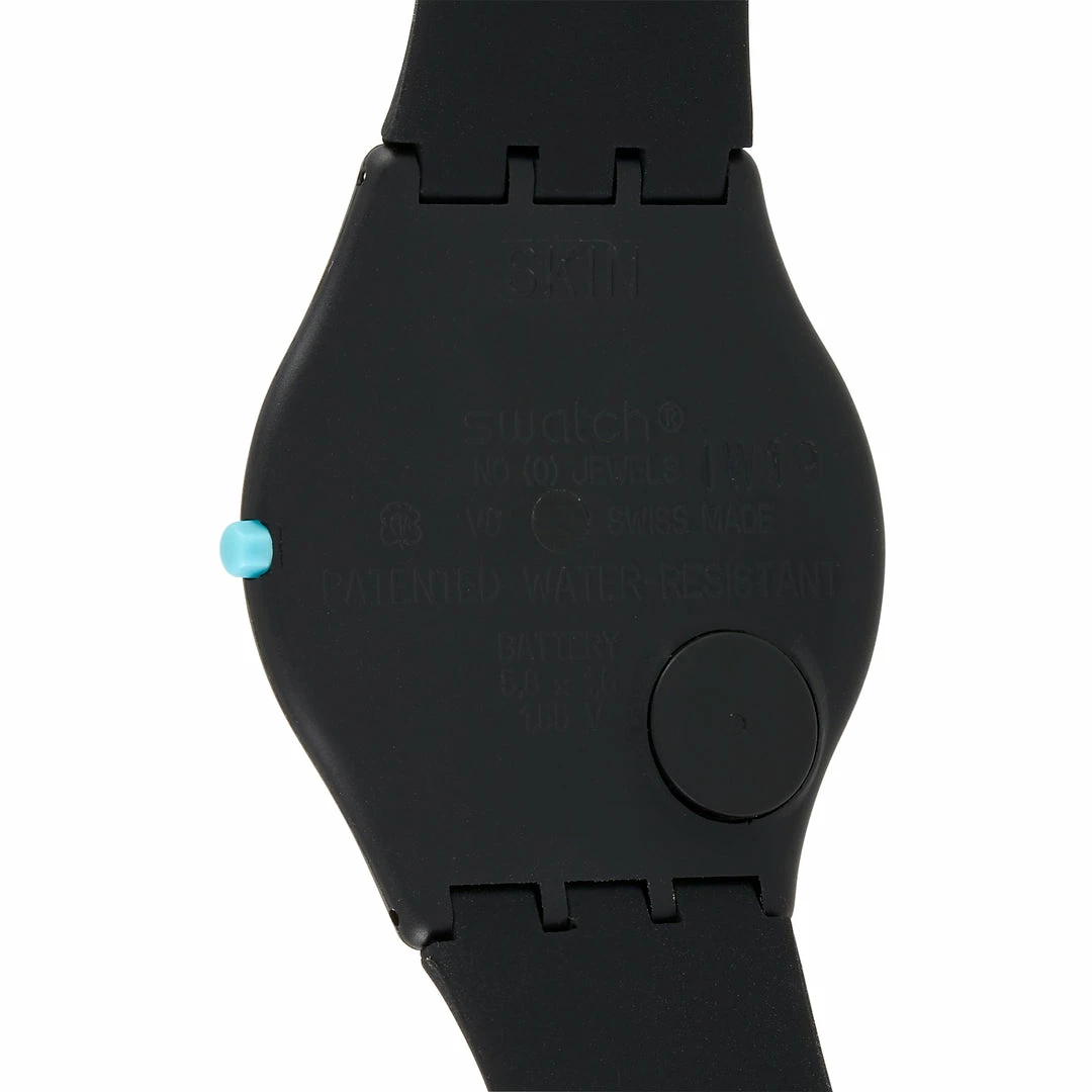 men Swatch Skin Troposphere Black 34mm Watch SFB147 - Image 2