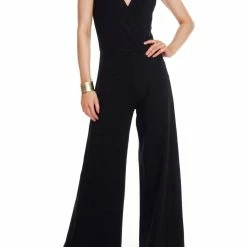 Bobi women Strappy Cami Jumpsuit in Black