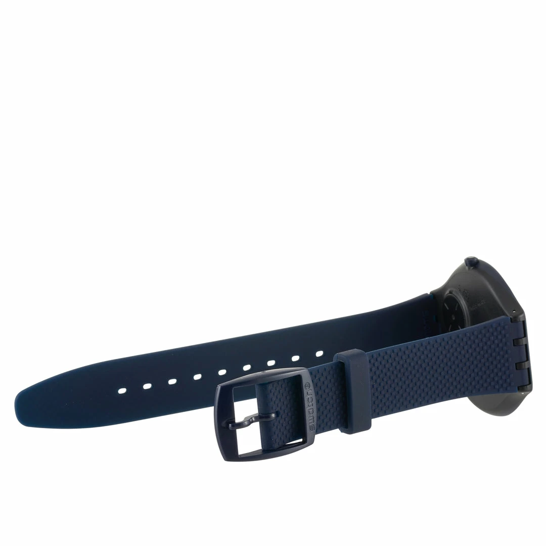 men Swatch Big Skinnight Denim Blue Unisex Watch SVUN101 - Image 3