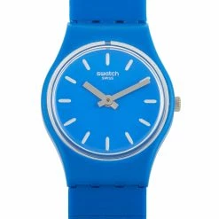 men Swatch Lady Flexiblu S 25 mm Plastic and Silicone Watch LN155B