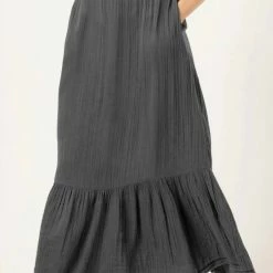 Lilla P women Pull On Peplum Skirt In Dolphin