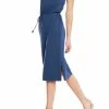 Bobi women Tie Waist Dress in Coast