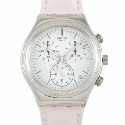 women Swatch Irony Sweet Madame Dainty Pink Ladies' Watch YCS599