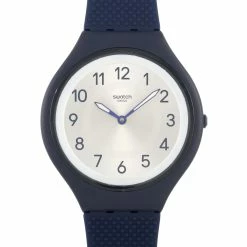 men Swatch Big Skinnight Denim Blue Unisex Watch SVUN101