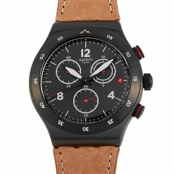 men Swatch The Journey Is The Reward 43mm Chronograph Watch YVZ400