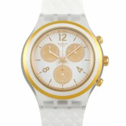 men Swatch Diaphane Elegolden Watch SVCK1008