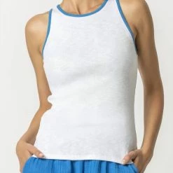 Lilla P women Racerback Tank Top in Tide