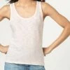Lilla P women Sleeveless Scoop Neck Tank in Neutral