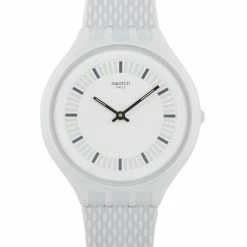 women Swatch Big Skinstructor White Dial Ladies' Watch SVUM102