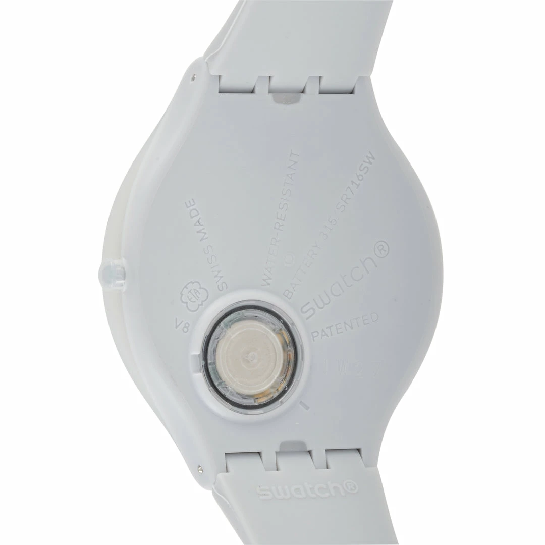 women Swatch Big Skinstructor White Dial Ladies' Watch SVUM102 - Image 2
