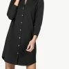 Lilla P women Shirt Dress in Black