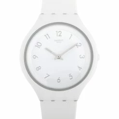 women Swatch Skinsnow 40mm White Watch SVUW101