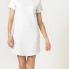 Lilla P women Tee Shirt Dress With Pocket in White