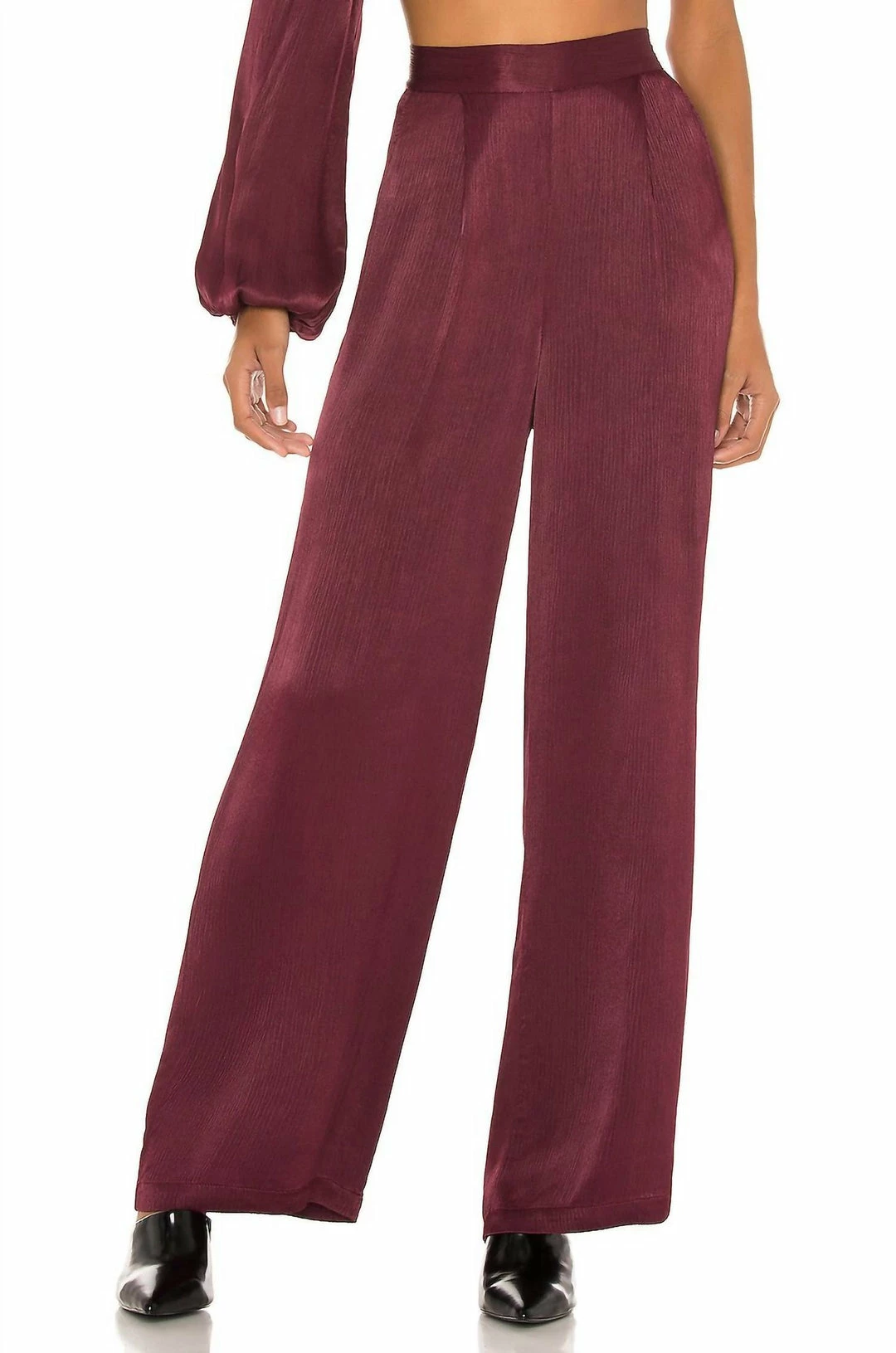 Bobi women Wide Leg Pant in Wine