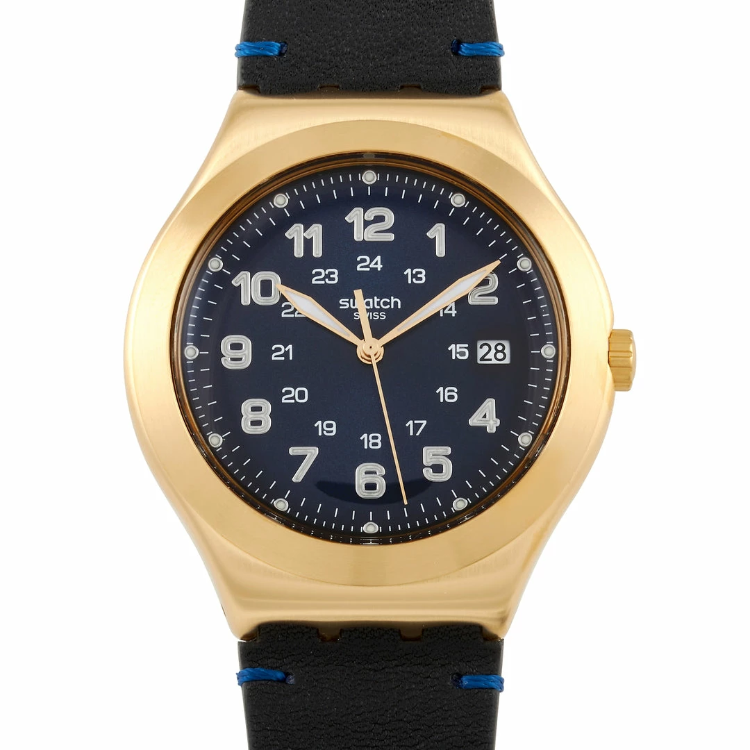 men Swatch Happy Joe Golden 43mm YWG408