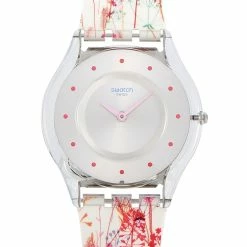 women Swatch Jardin Fleuri 38mm Watch SFE102